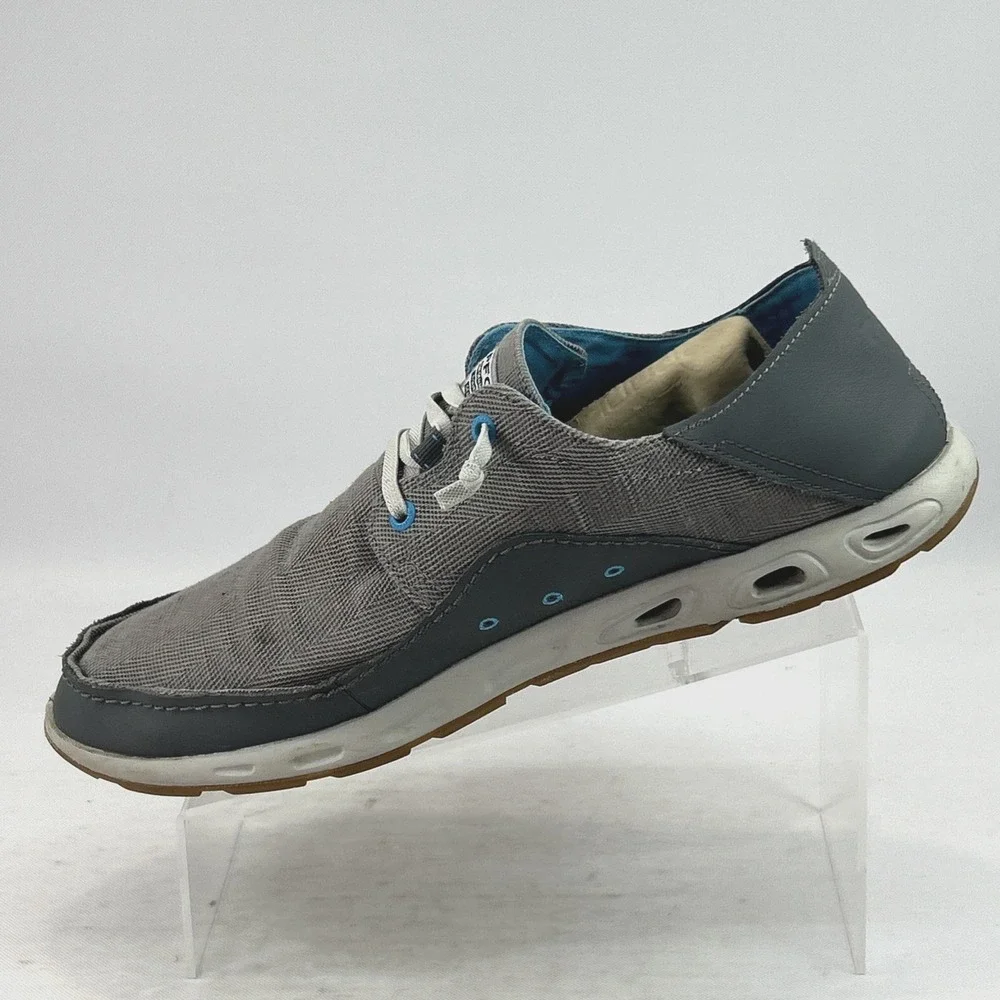 Columbia PFG Bahama Relaxed Fishing Shoes Men's Sz 13 Graphite & Blue BM0099-053